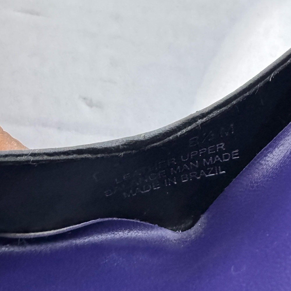 Black Leather Women's Heels - Picture 6 of 7